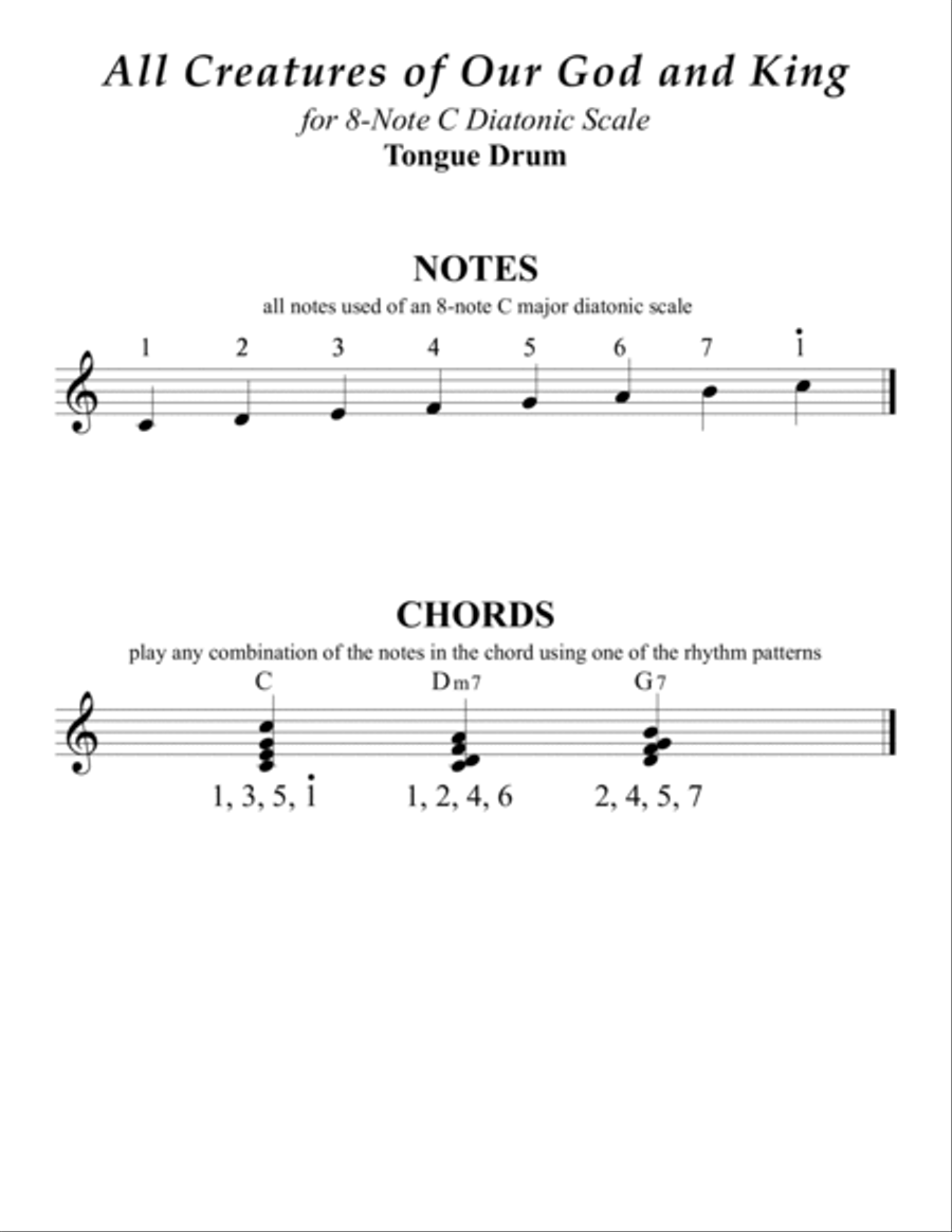 13 note tongue clearance drum sheet music