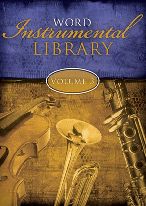 Book cover for Word Instrumental Library, Volume 3 - CD Preview Pak