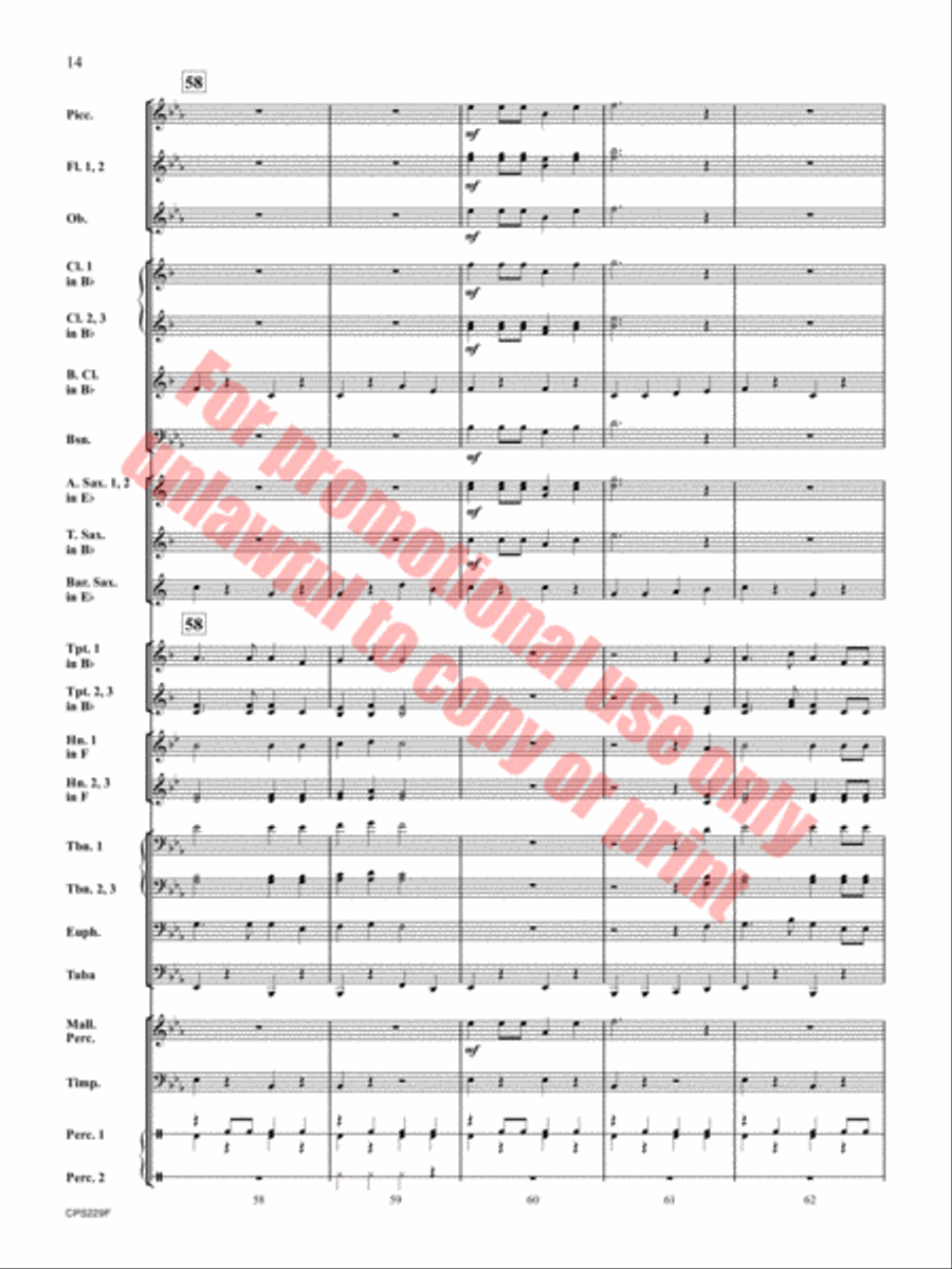 An Arizona Celebration An Arizona Celebration Concert Band scores gallery preview page 15