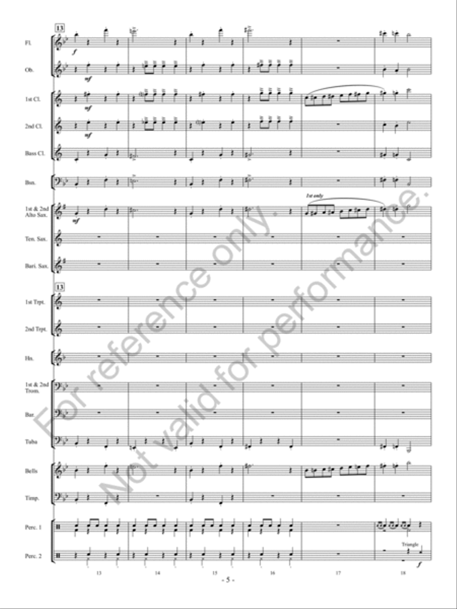 A Haunted Trilogy A Haunted Trilogy Concert Band scores gallery preview page 6