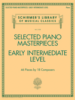 Book cover for Selected Piano Masterpieces – Early Intermediate Level