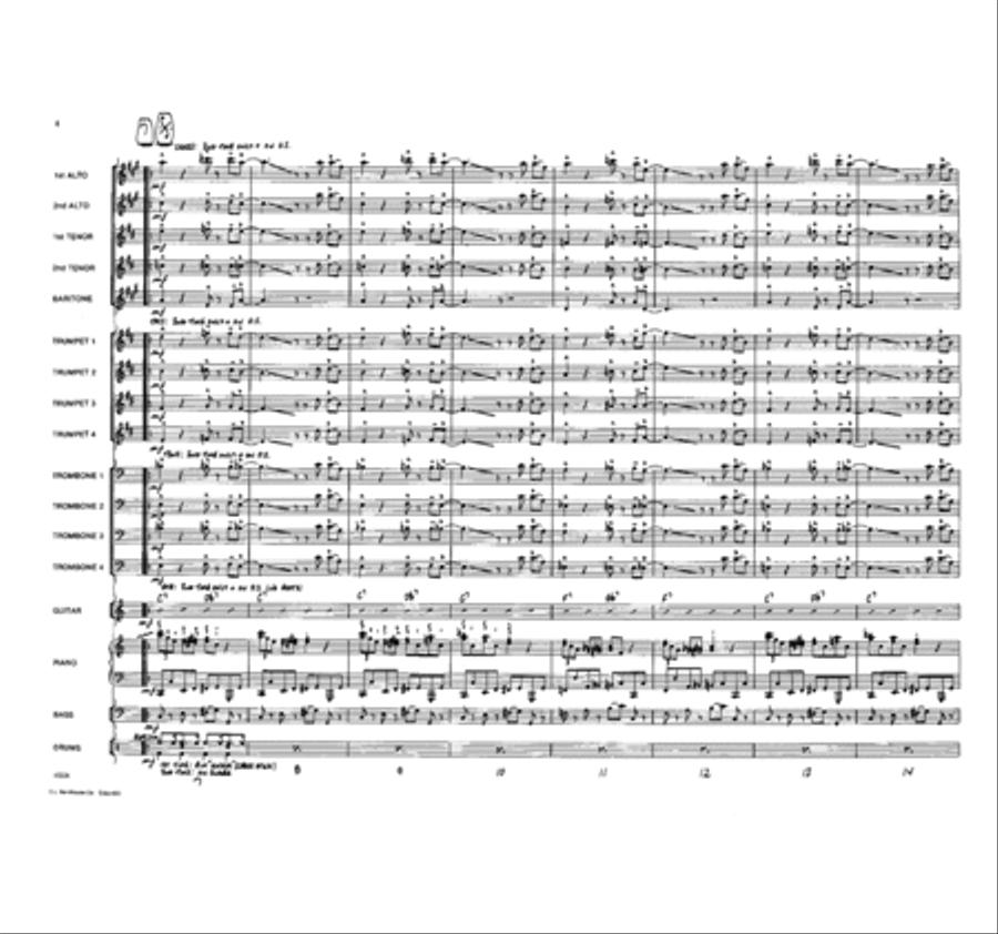 Piano Power Jazz Ensemble scores gallery preview page 3
