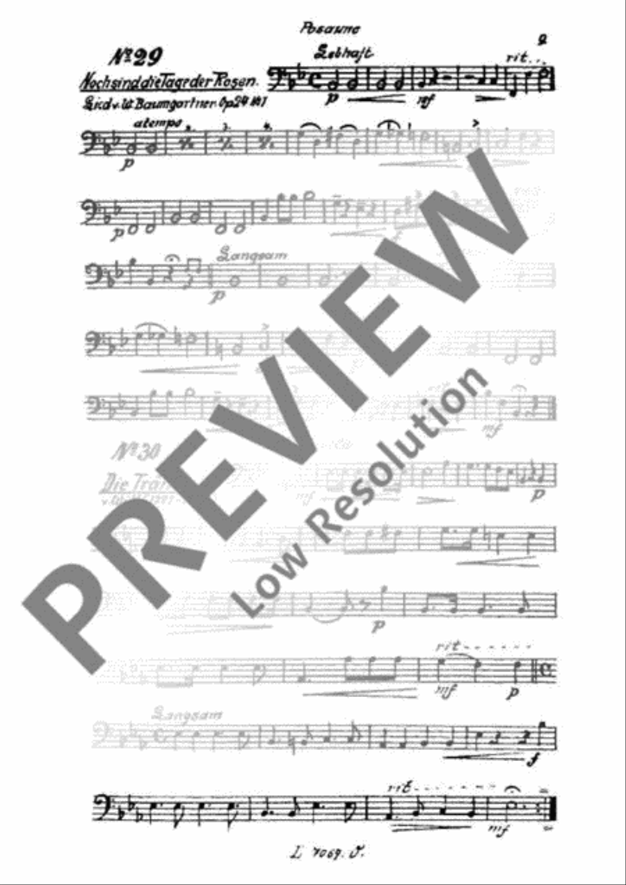 Hannovera Trombone scores gallery preview page 12