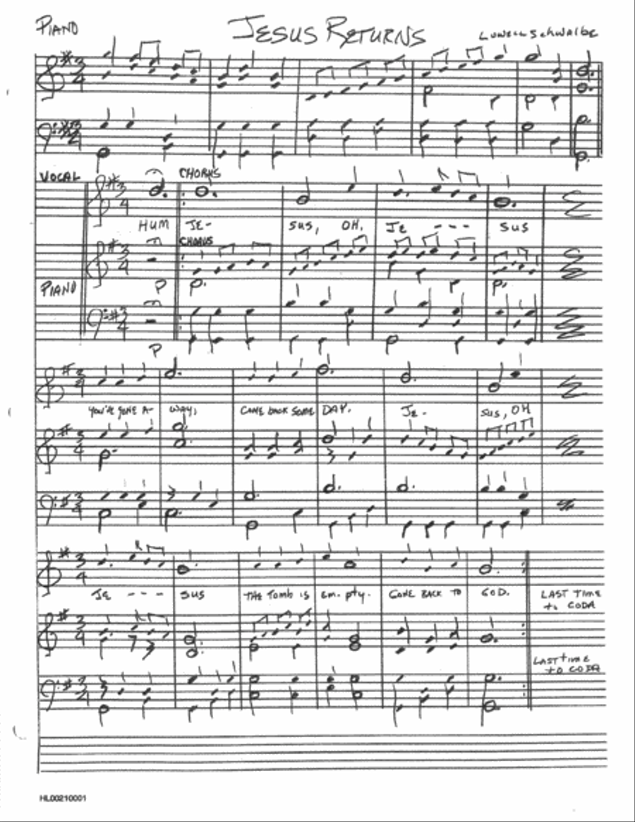 Jesus Returns Small Ensemble scores gallery preview page 2