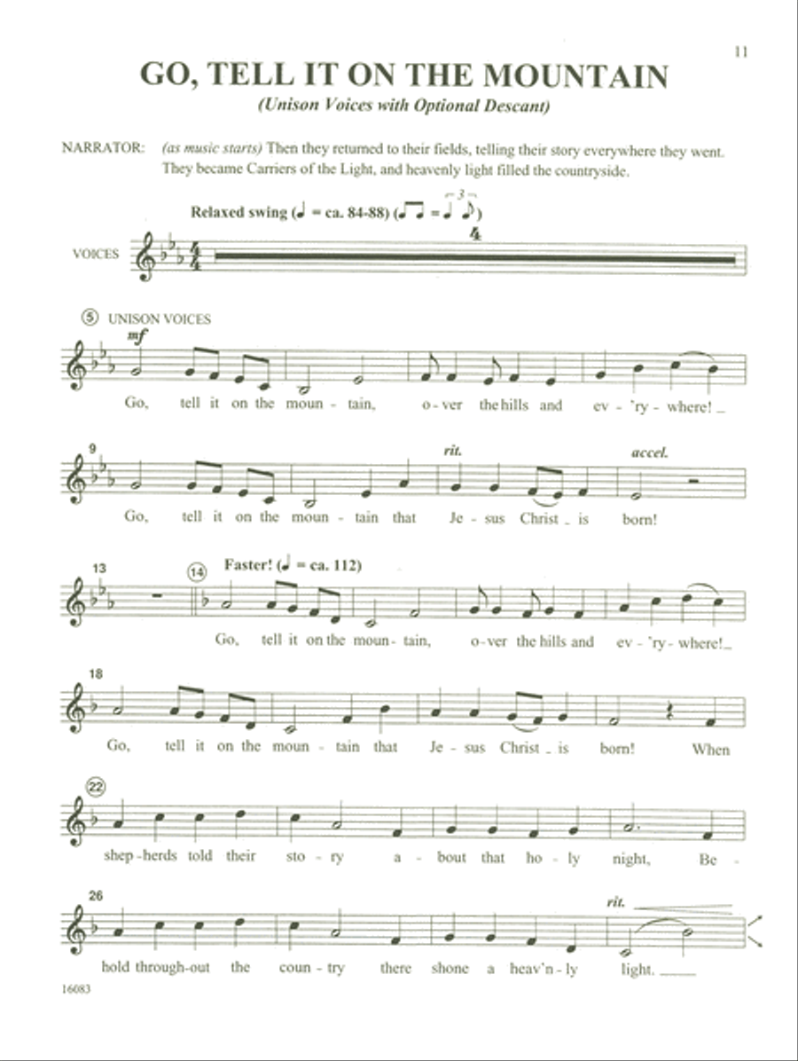 Carriers of the Light - A Children's Christmas Musical (Preview Pack) Choir scores gallery preview page 3