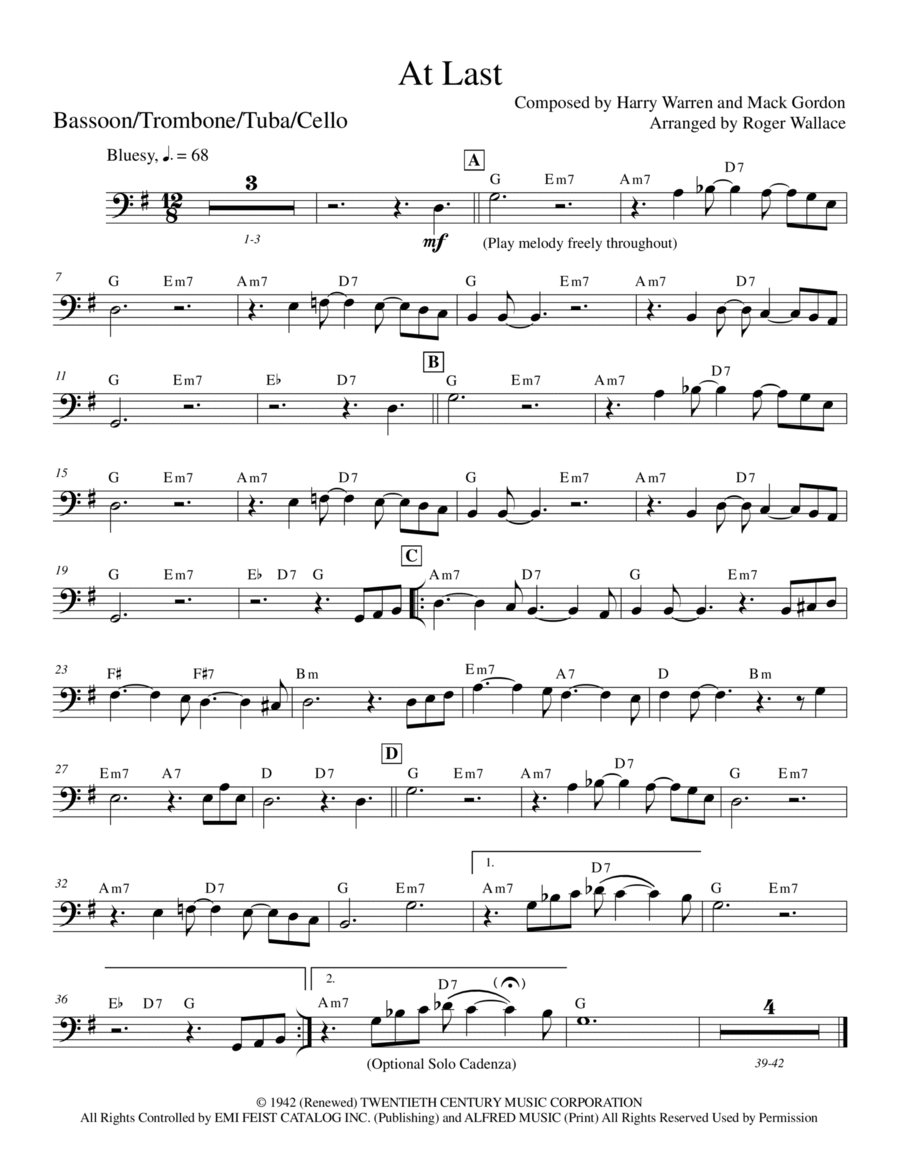 At Last Tuba scores gallery preview page 1