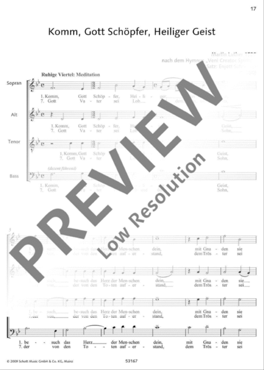 Ansbacher Chorbuch Ansbacher Chorbuch 4-Part scores gallery preview page 18