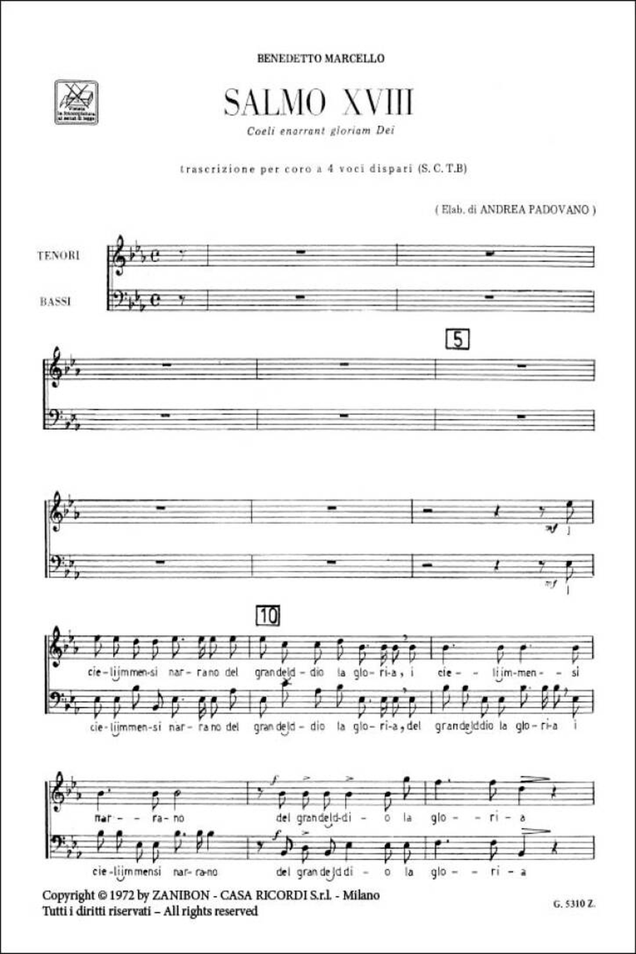 Salmo Xviii Choir scores gallery preview page 2