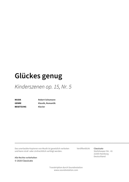 Gluckes genug image number null