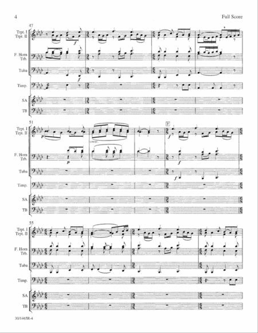 Sussex Carol - Score and Parts Choir scores gallery preview page 4