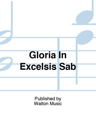 Gloria In Excelsis Sab
