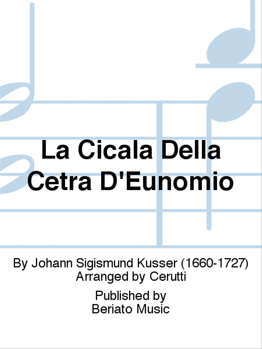 La Cicala Della Cetra D'Eunomio Harpsichord scores gallery preview page 1