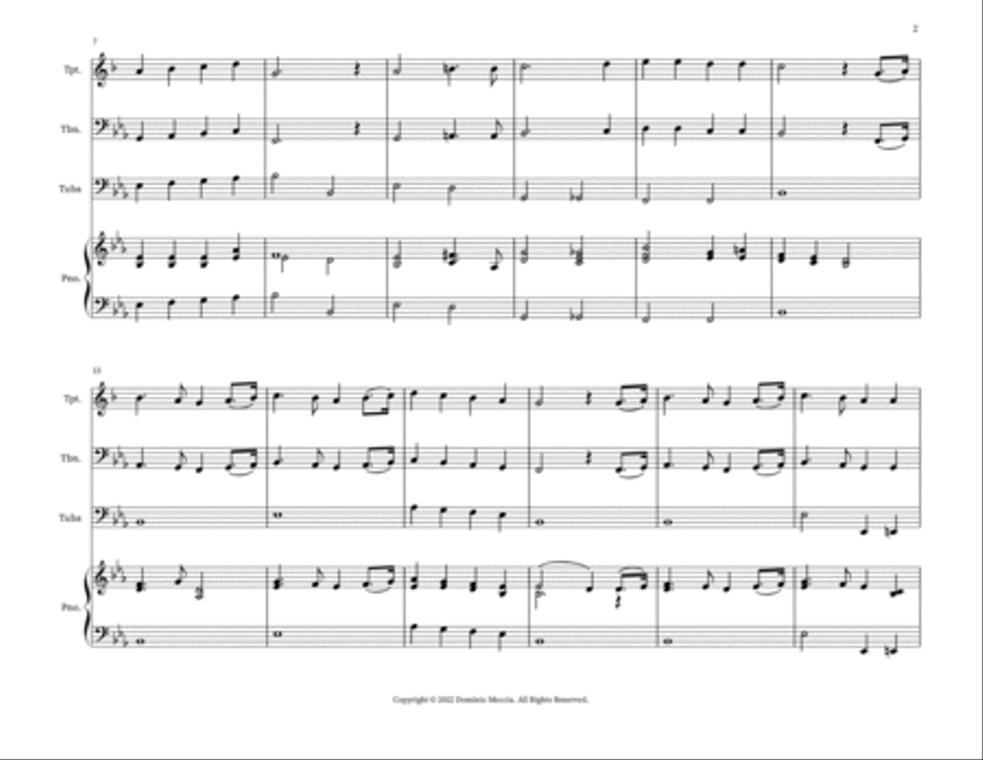 O Canada! Small Ensemble scores gallery preview page 2