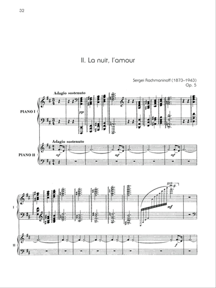 The Piano Works of Rachmaninoff, Volume 9 Small Ensemble scores gallery preview page 4