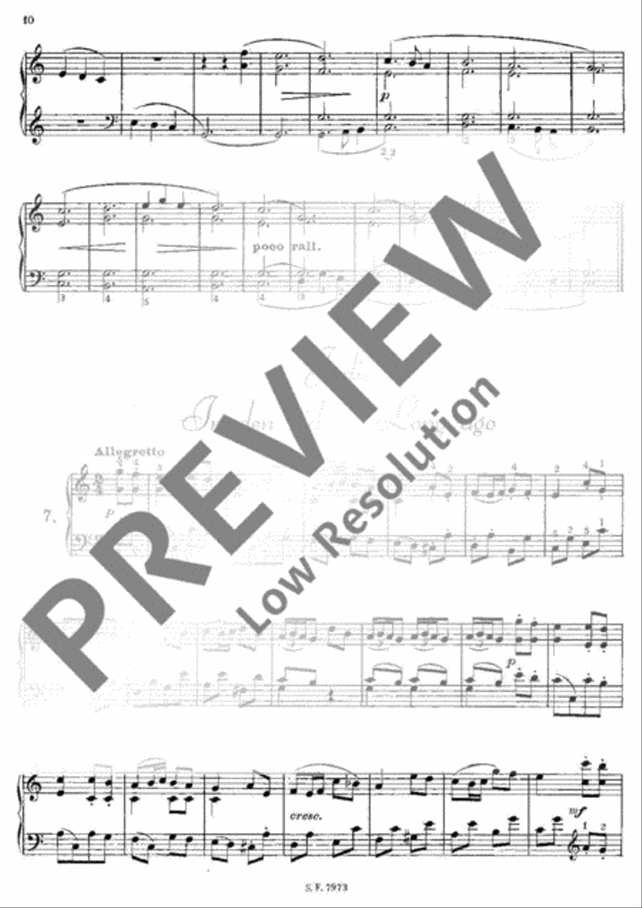 10 Pieces for Children Piano Solo scores gallery preview page 11