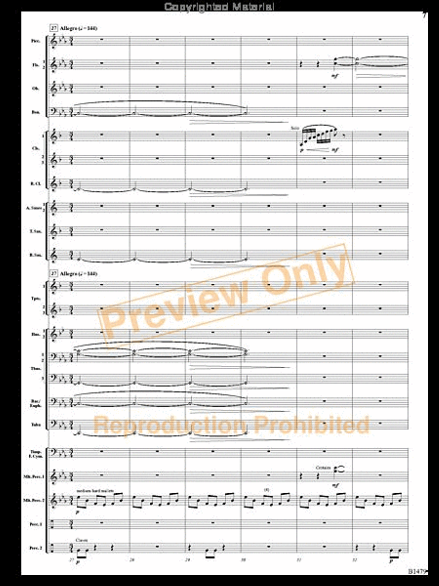Gravity Wave Gravity Wave Concert Band scores gallery preview page 6