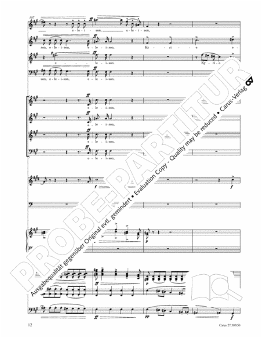 Messa da Requiem 4-Part scores gallery preview page 17