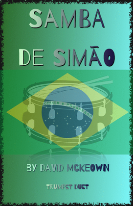 Book cover for Samba de Simão, for Trumpet Duet