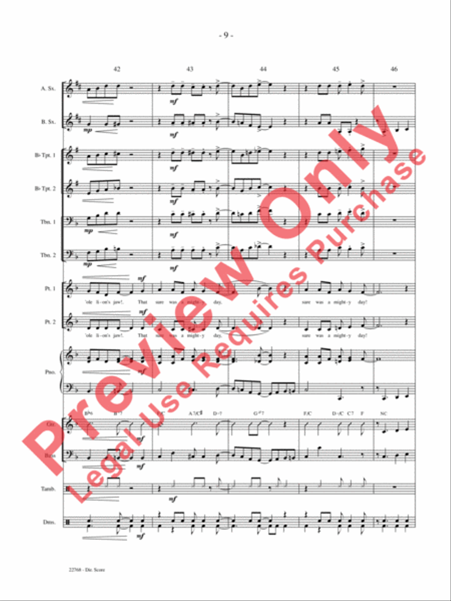 Climbing Up the Mountain Choir scores gallery preview page 10