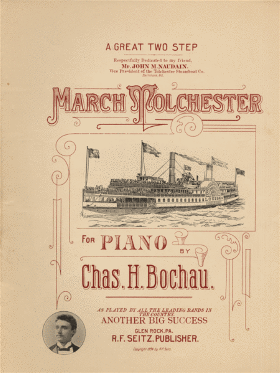 March Tolchester. A Great Two Step for Piano Piano Solo scores gallery preview page 1