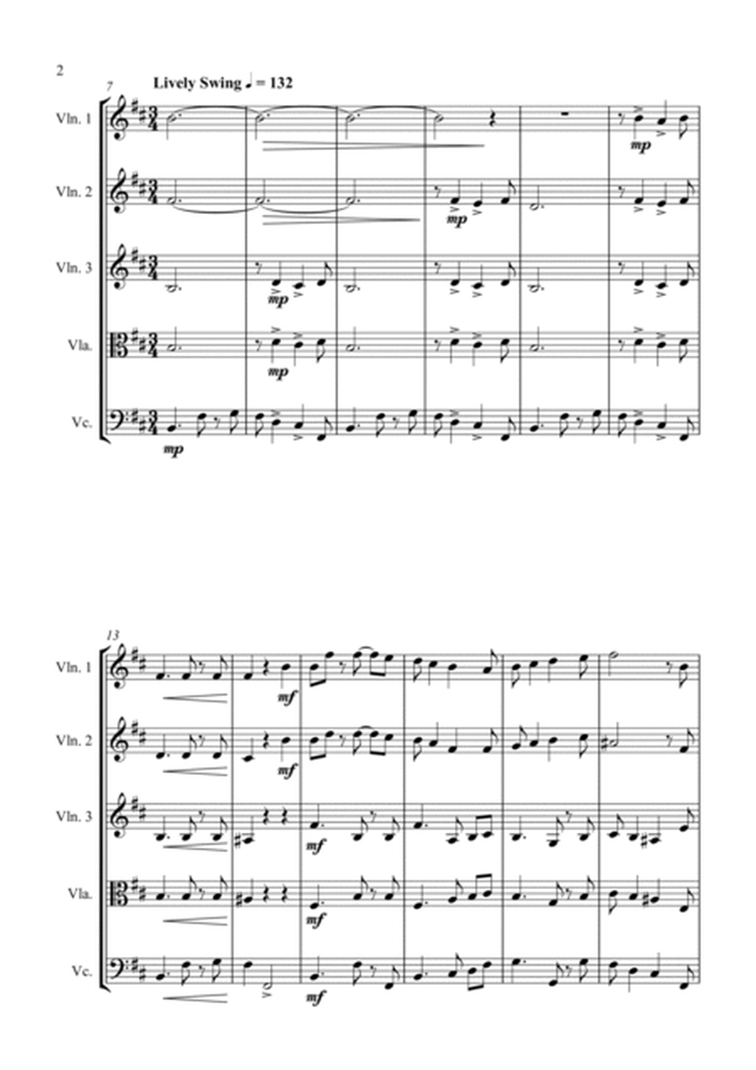 Jazz Carols Collection for String Quartet - Set Seven image number null