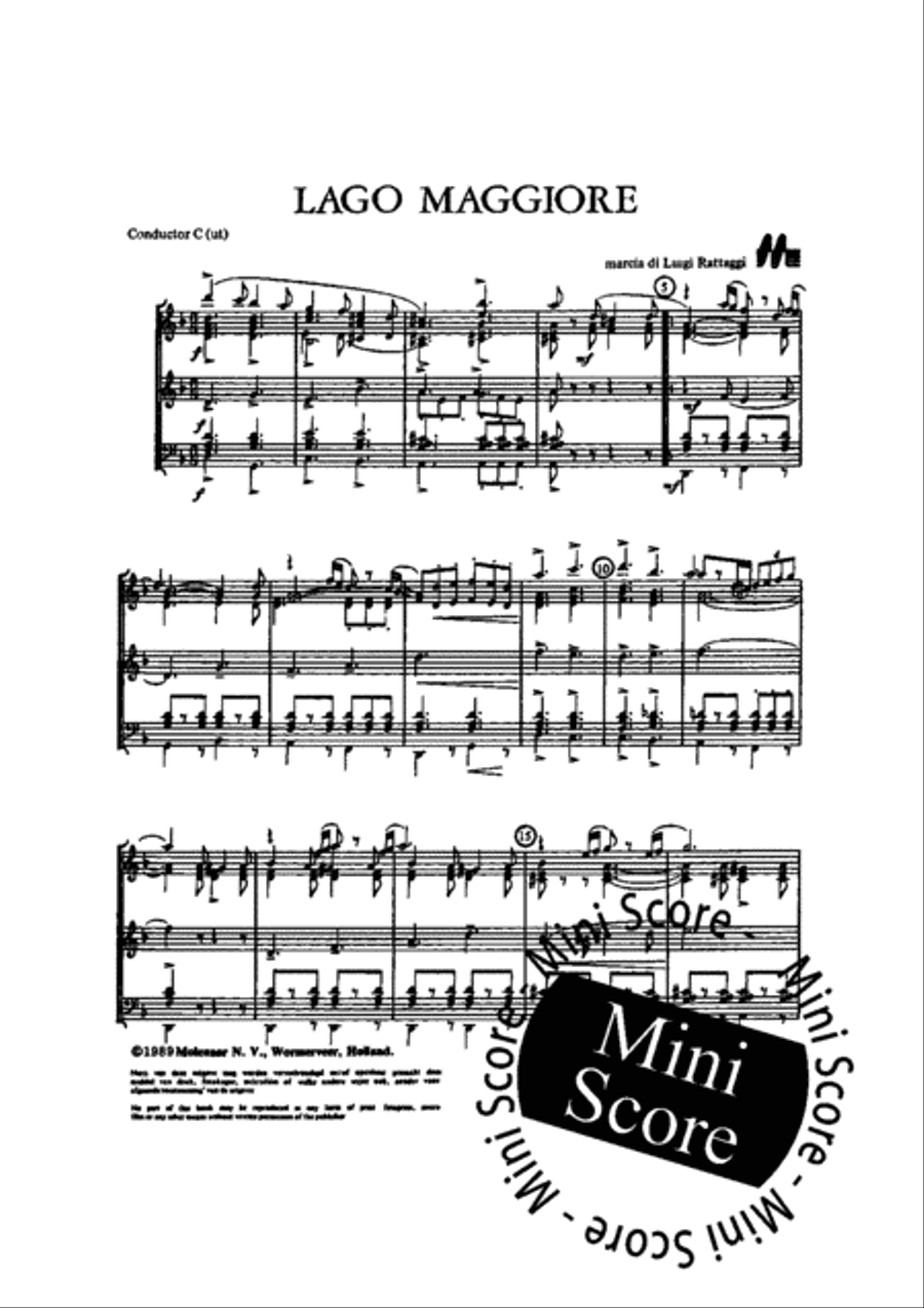 Lago Maggiore Concert Band scores gallery preview page 5