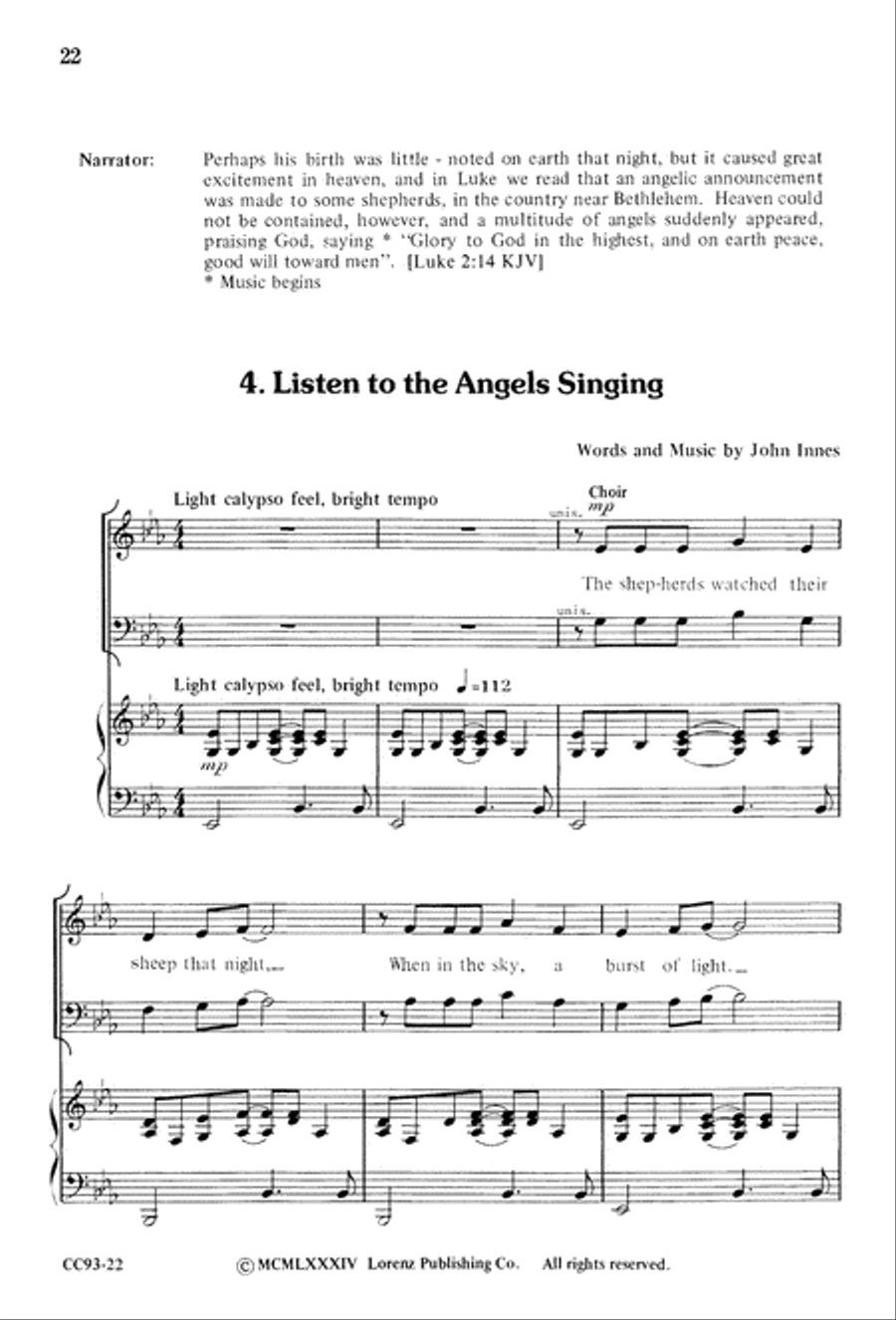 Jesus Is Born Jesus Is Born 4-Part scores gallery preview page 24