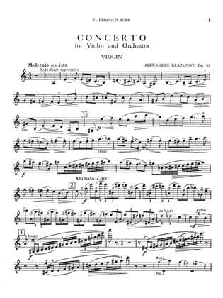 Book cover for Glazunov: Concerto in A Minor, Op. 82