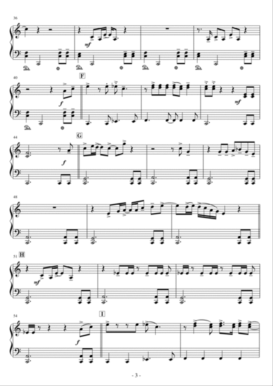 Ameriican Requiem Easy Piano scores gallery preview page 3