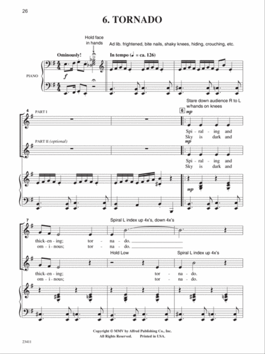 Weather the Weather! - CD Kit Choir scores gallery preview page 4