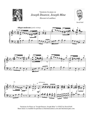 Variations for Piano on "Joseph Dearest, Joseph Mine" (Resonet in Laudibus)