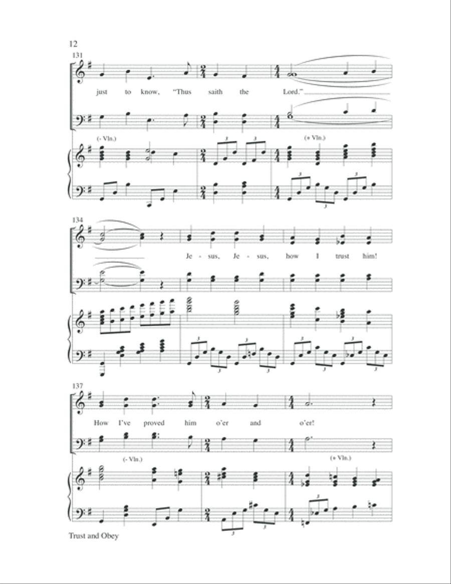 Trust and Obey 4-Part scores gallery preview page 13