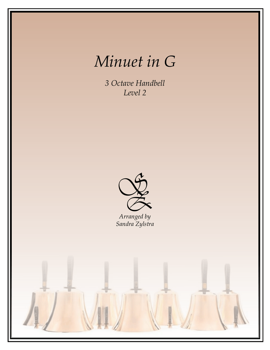 Minuet In G (3 octave handbells) 3-Octaves scores gallery preview page 1