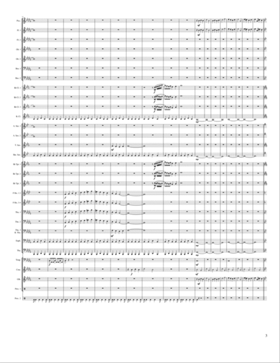 Atmospheric Rise Concert Band scores gallery preview page 3