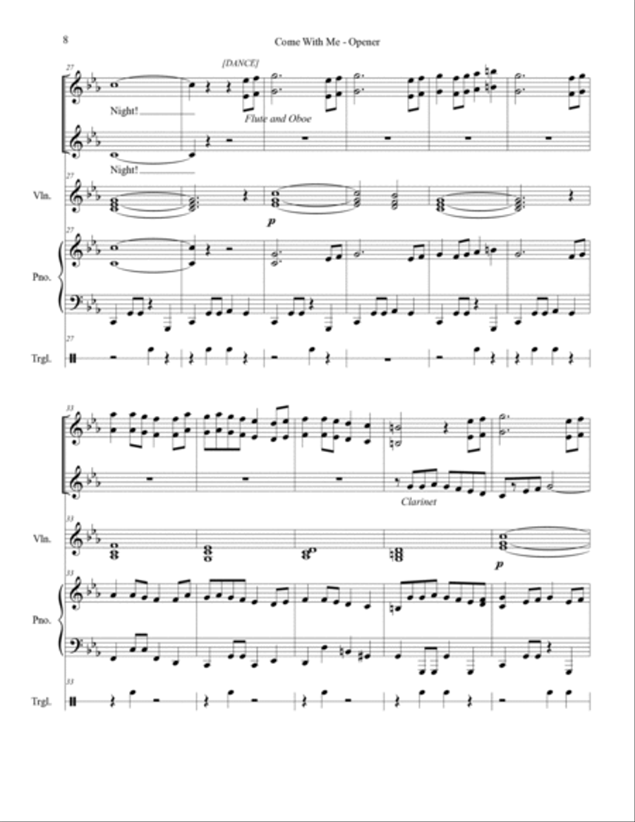 Come with Me - 2-Part Children 2-Part scores gallery preview page 4