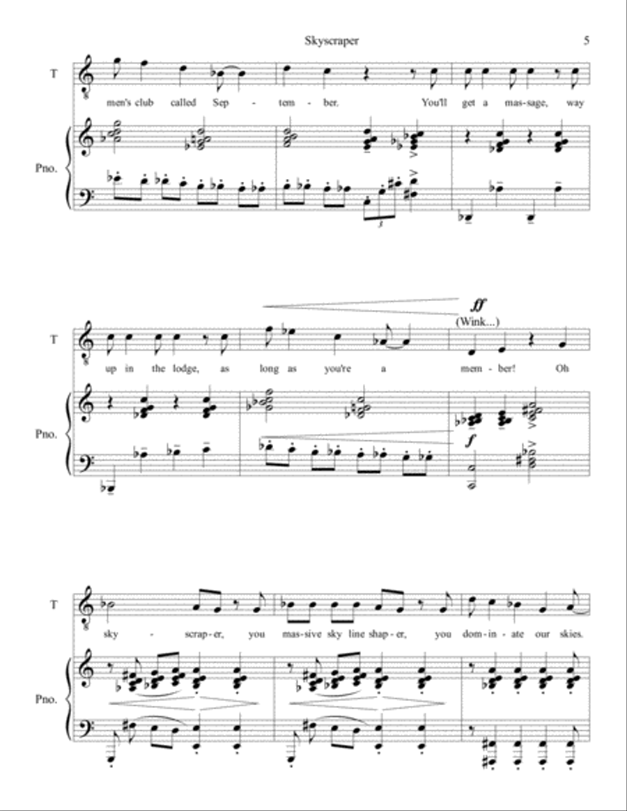 Skyscraper Tenor Voice scores gallery preview page 5