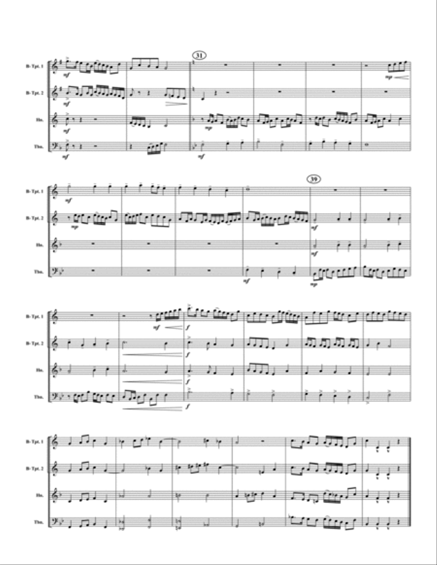 Festive Brass Album Horn scores gallery preview page 2