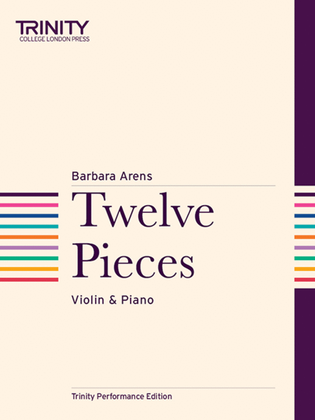 Book cover for Barbara Arens: Twelve Pieces