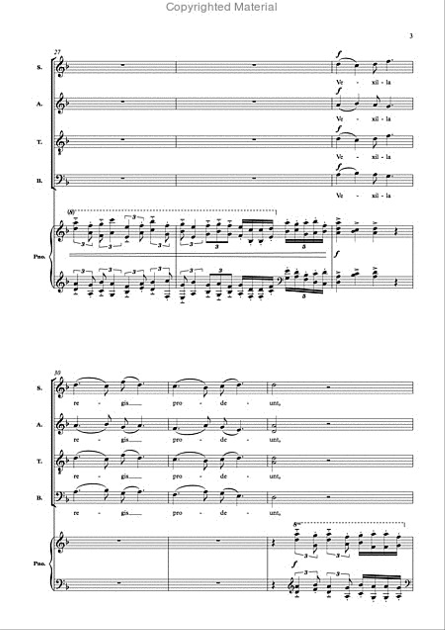 The Passion of our Lord Jesus Christ 4-Part scores gallery preview page 4