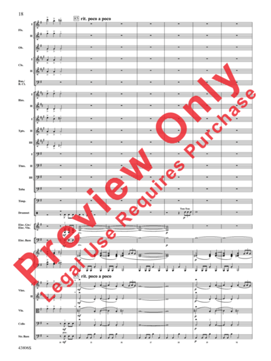 A Mad Russian's Christmas Full Orchestra scores gallery preview page 46