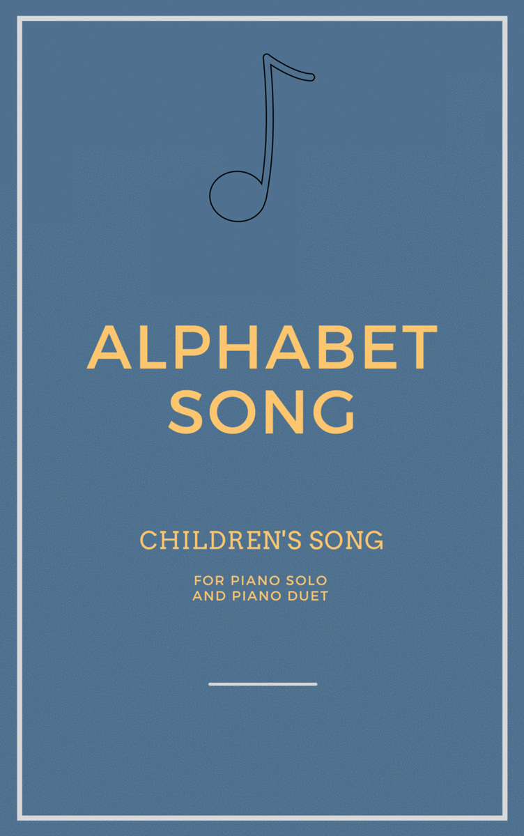 Alphabet Song for Piano Solo and Piano Duet image number null