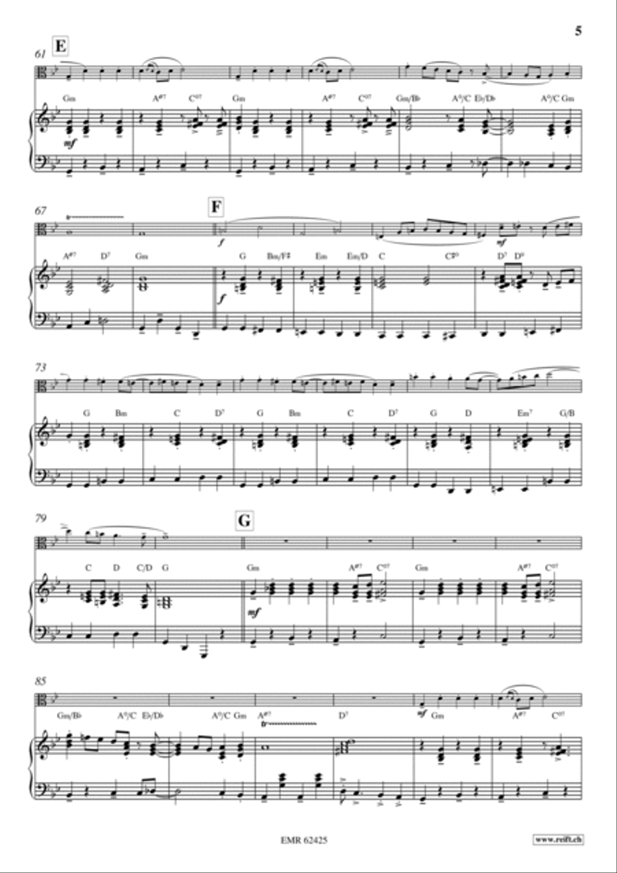 La Cinquantaine Piano Accompaniment scores gallery preview page 6