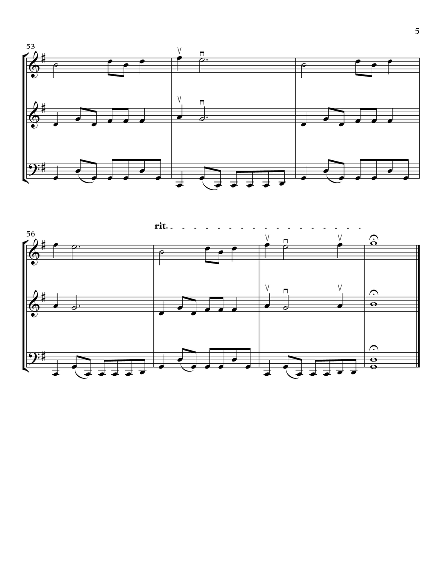 I'll Be Your Mirror String Trio scores gallery preview page 5