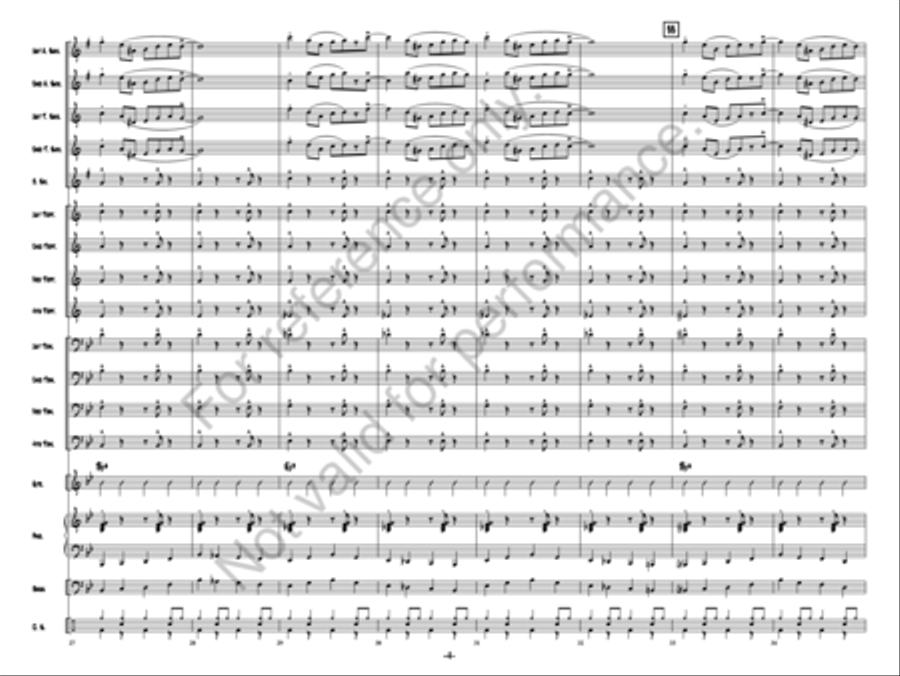Bringin’ Down The House Bringin’ Down The House Jazz Ensemble scores gallery preview page 5