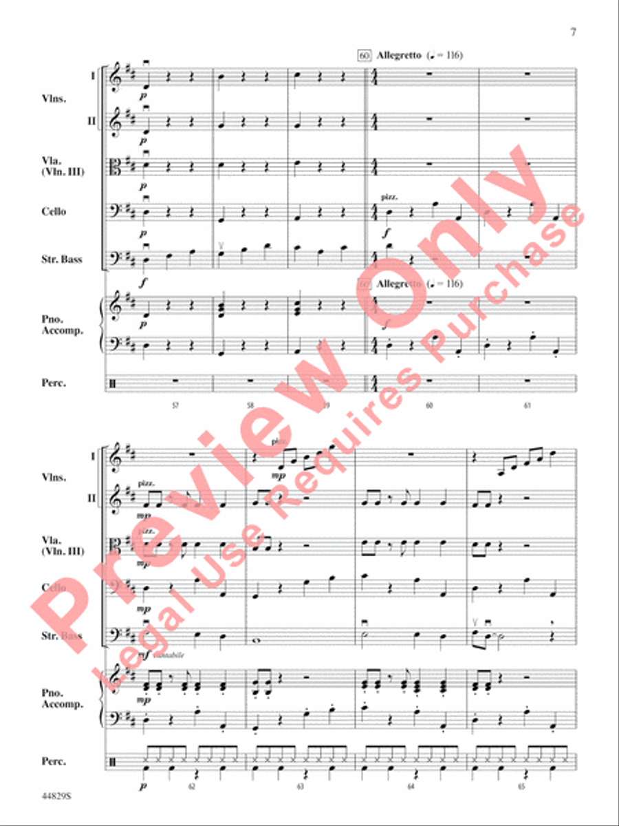 Uno, Dos, Bass! Uno, Dos, Bass! String Orchestra scores gallery preview page 8