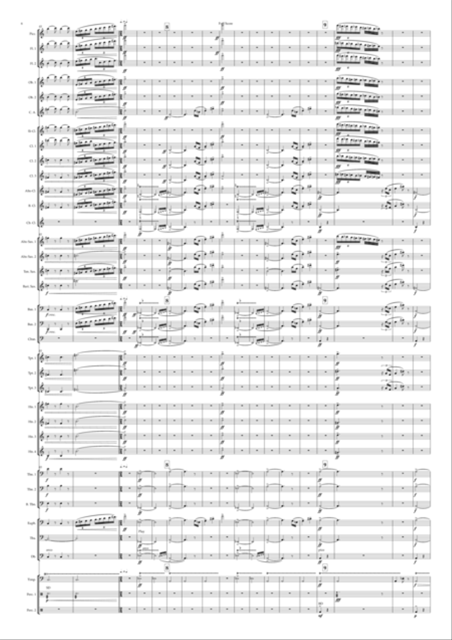 The Wreckers (Overture) Concert Band scores gallery preview page 6
