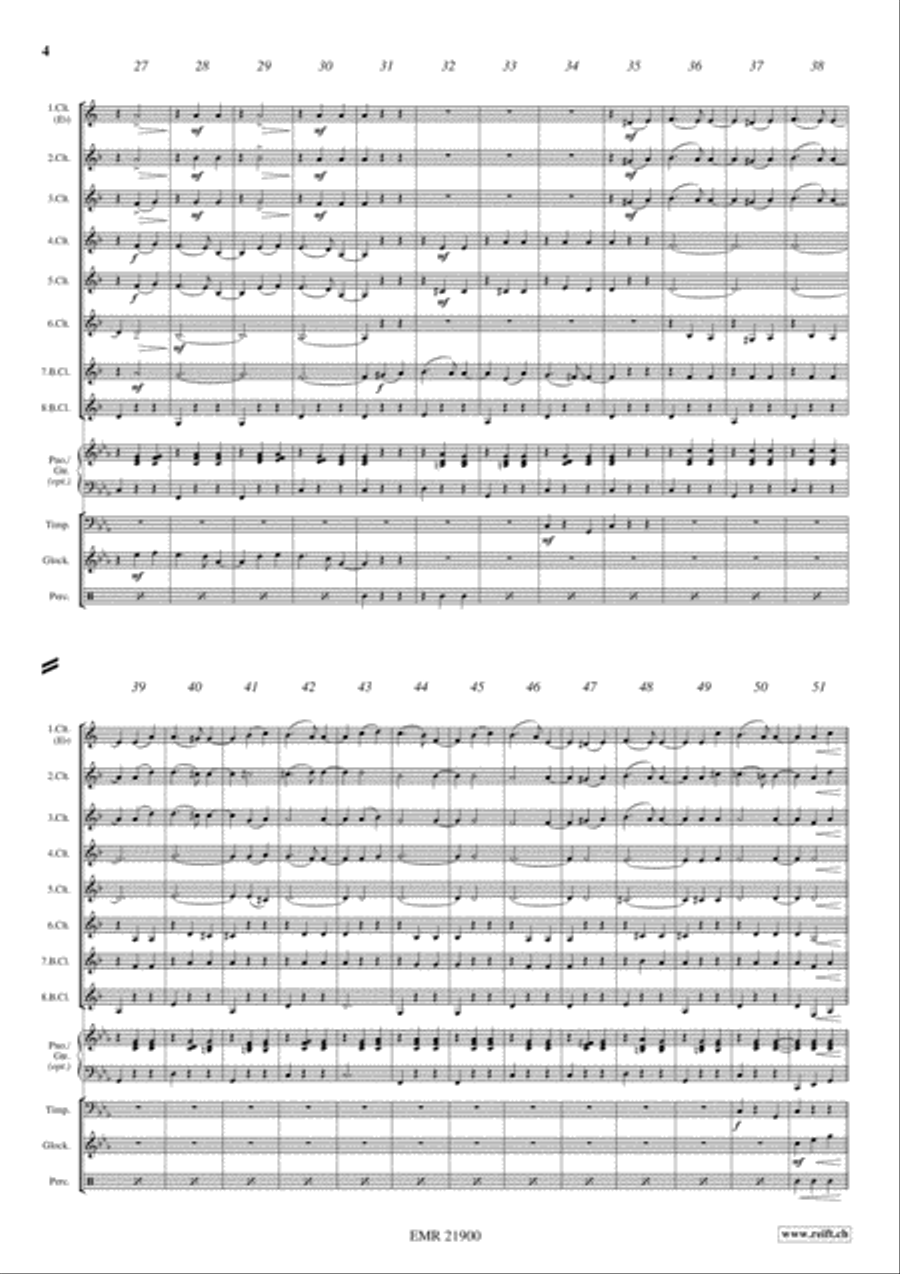 Les Yeux Noirs Clarinet scores gallery preview page 4