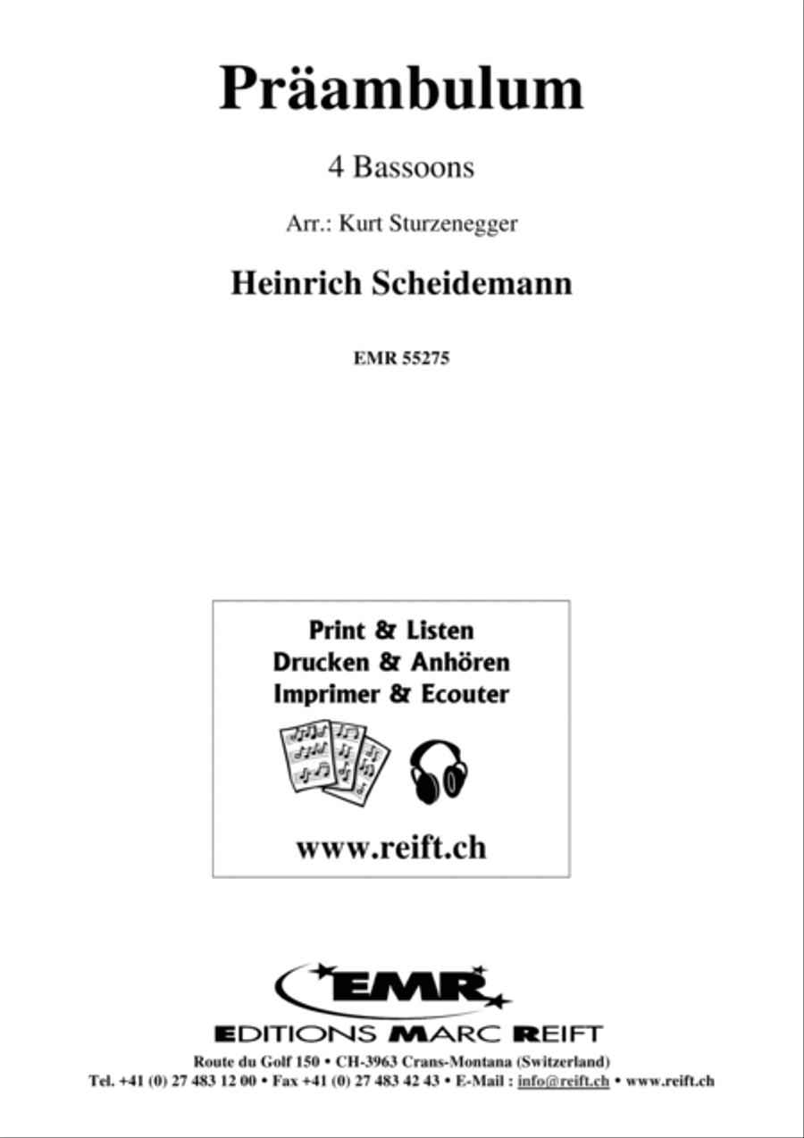 Praambulum Praambulum Bassoon Quartet scores gallery preview page 2