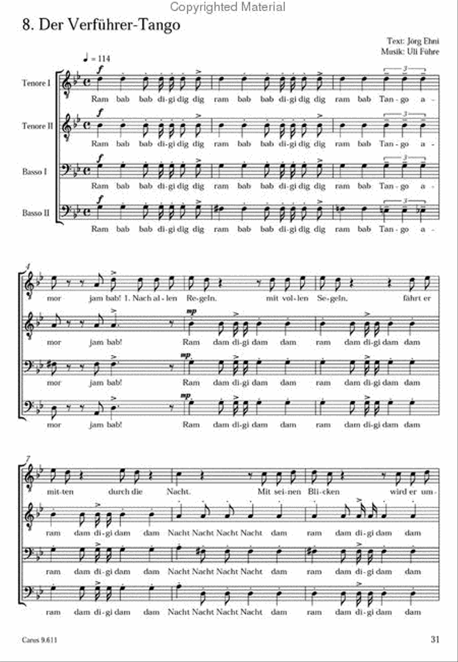 Der Manner-Boogie-Blues Der Manner-Boogie-Blues Collection / Songbook scores gallery preview page 9