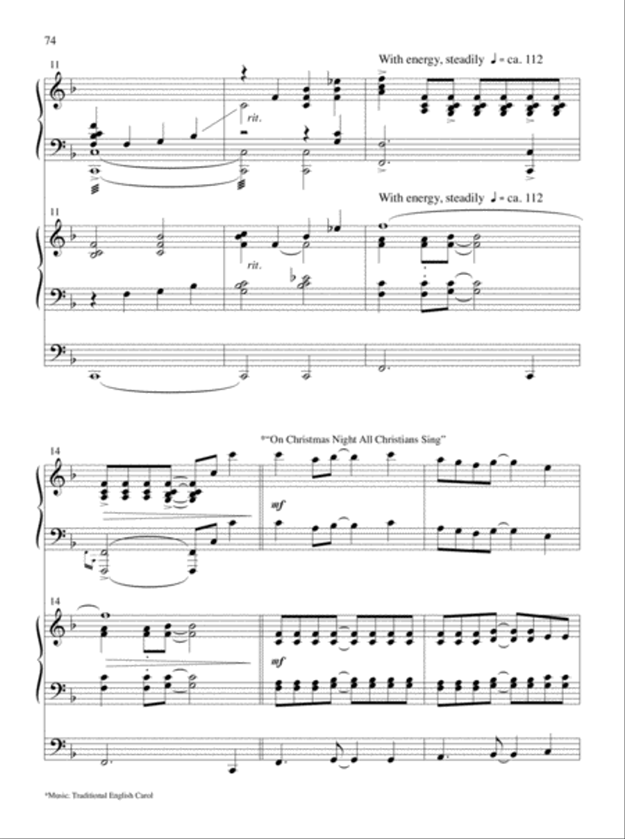 Glory and Honor, Praise and Adoration! Organ scores gallery preview page 40
